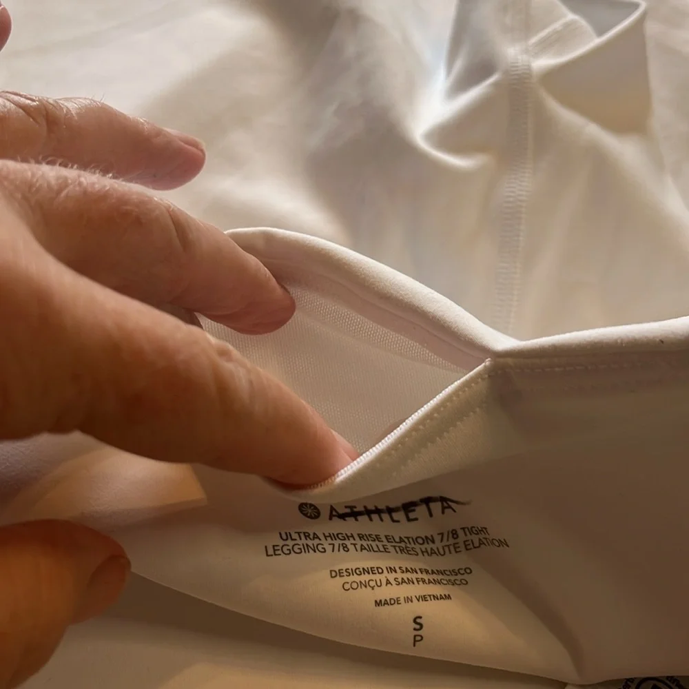 Athleta new white